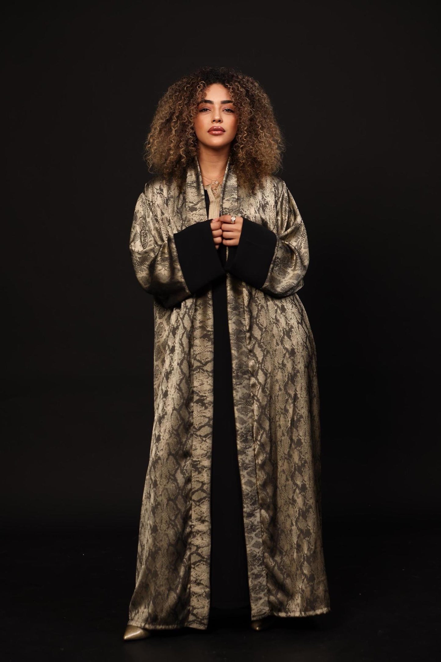 ENSEMBLE SULTANA - NOIR & BEIGE