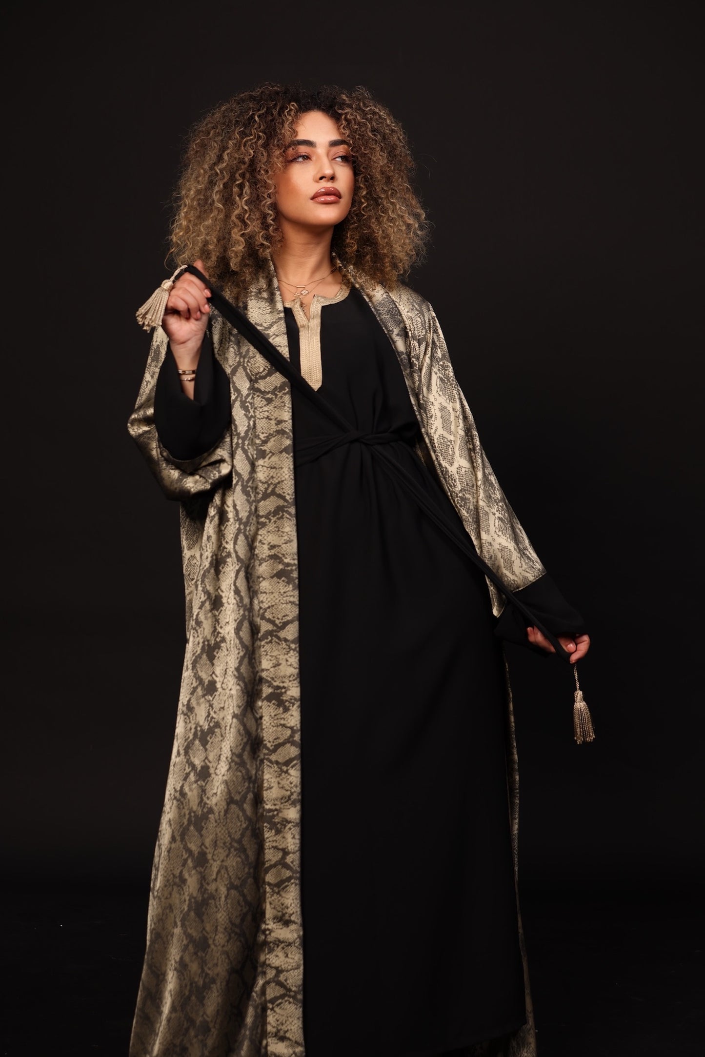 ENSEMBLE SULTANA - NOIR & BEIGE